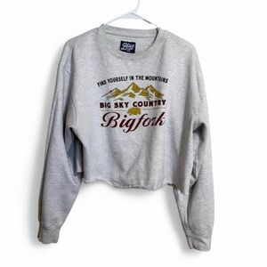 Blue 84 Gray Bigfork Mountain Sweatshirt
